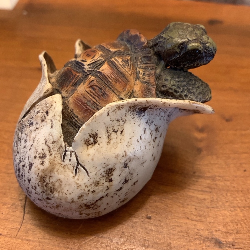 Vintage-EUC. Sea Turtle Hatching 1989 Castagna. Made in Italy
